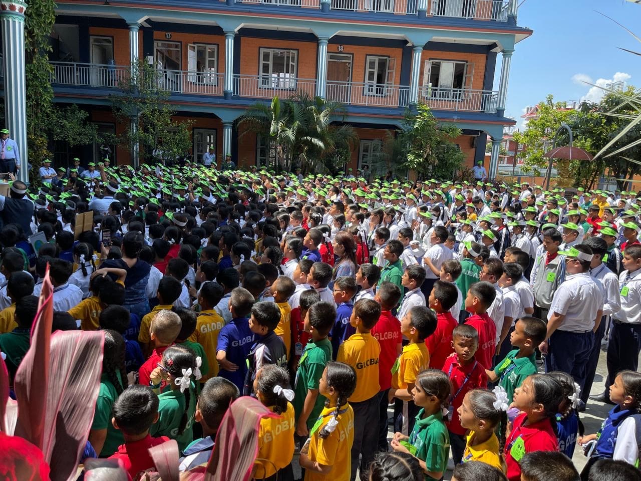 Students at Global Collegiate School